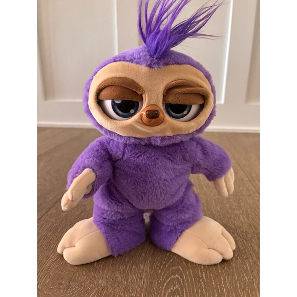 Zuru Pets Alive Purple FIFI The Flossing Sloth Dancing Plush Dances With Music! - Picture 2 of 3